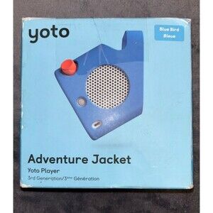 YOTO Player 3rd Gen Adventure Jacket Blue Bird Open Box